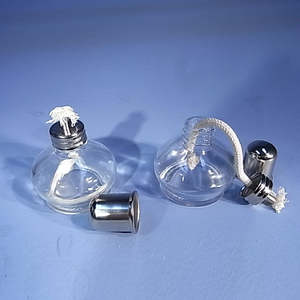 Spirit Burner Glass 125mL with Metal Cap