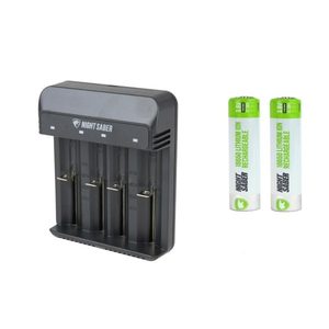 NIGHT SABER CHARGER G4 + 2 X 18650 BATTERY — Delta Mike