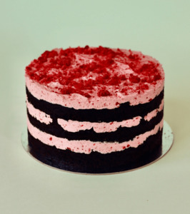 Vegan Raspberry & Chocolate Cake - Sixes & Sevens