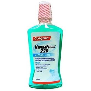 Products: Colgate Neutrafluor 220 Alcohol Free Mouthwash 473 mL - Dental