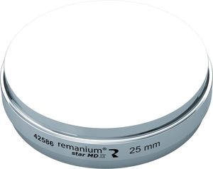 Dentaurum remanium star MD II blank 25 mm