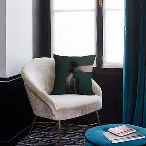 Products: Glitch Art’s Portrait Throw Pillow