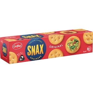 Crackers Range: SNAX CRECKERS ORIGINAL SINGLE 135GM 1PK