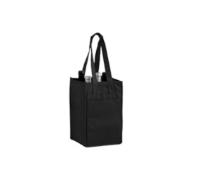REUSABLE PLAIN BLACK BAG