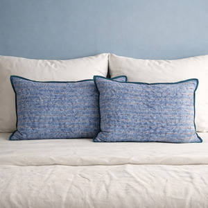 Cushion Cover - Beach Stripe / Jasper - 40 x 60 - One Pair Only