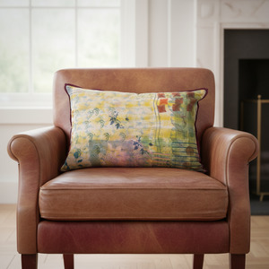 Cushions: Cushion Cover - Child's Play / Damson - 40 x 60 - One of a Kind