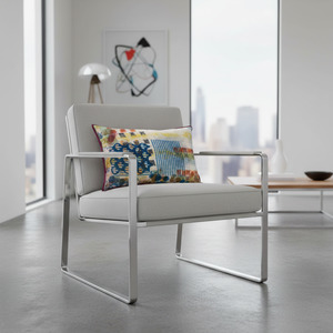 Cushions: Cushion Cover - Graffiti Grid / Damson - 40 x 60 - One of a Kind