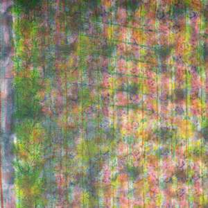 Half Kantha Doha Quilt - Jaipur Jewel / Blue Iris One-of-a-Kind Q.BI 106