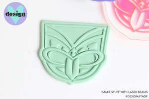 Cookie Stamp & Cutter: Warriors Tiki Face Stamp & Cutter