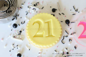 Birthday Celebration: Numeral Acrylic Embosser Stamp