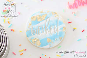 Birthday Celebration: Woohoo! Acrylic Embosser Stamp