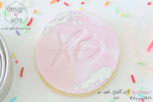 Love Valentines Day: XO Hand Drawn Acrylic Embosser Stamp