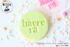 Haere Rā Acrylic Embosser Stamp