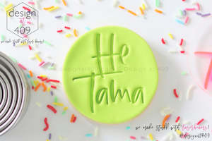Wild One Stamps: He Tama Acrylic Embosser Stamp