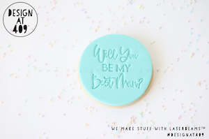 Will You Be My Best Man? Acrylic Embosser Stamp