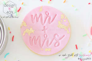 Mr + Mrs 1 Acrylic Embosser Stamp