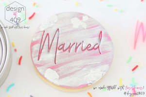 Married Acrylic Embosser Stamp