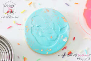 Unicorn Mermaid Sea Stamps: Mermaid 1 Acrylic Embosser Stamp