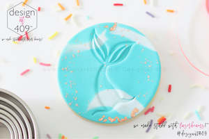 Unicorn Mermaid Sea Stamps: Mermaid Tail Acrylic Embosser Stamp