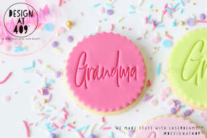 Fathers Day Stamps: Grandma Acrylic Embosser Stamp