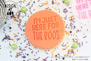 Halloween Stamps: I'm Just Here For The Boos Acrylic Embosser Stamp