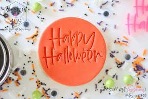 Halloween Stamps: Happy Halloween Acrylic Embosser Stamp
