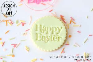Easter Stamps: Happy Easter 7 Acrylic Embosser Stamp