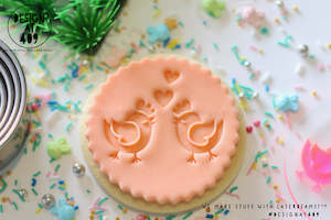 Two Cute Chicks Acrylic Embosser Stamp