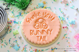 Shake Your Bunny Tail Acrylic Embosser Stamp