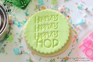 Easter Stamps: Hippity Hippity Hippity Hop Acrylic Embosser Stamp