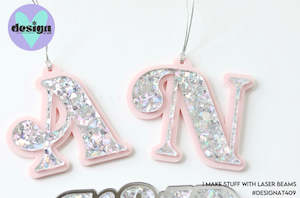 Custom Initial Layered Tag (Colour Options)