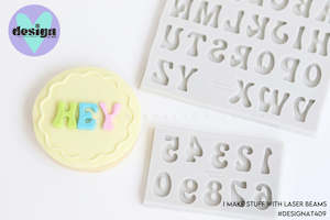 Cake Decorating: Alphabet & Number Set Moulds