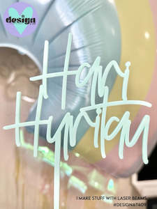 Cake Toppers: Smaller Hari Huritau Cake Topper (other colour choices available)