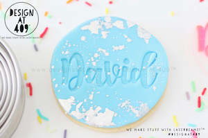 Custom Stamps: Custom Name Or Word(s) Acrylic Embosser Stamp (Options Available)