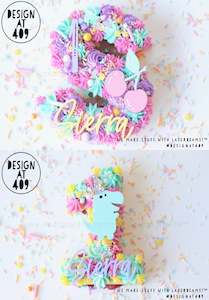 Acrylic Templates: Acrylic Letter & Number Templates - Slimmer Width (Options available)