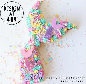 Acrylic Templates: Mermaid Tail Shaped Template