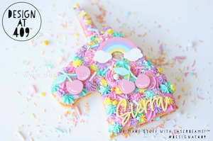 Unicorn Head Shaped Template