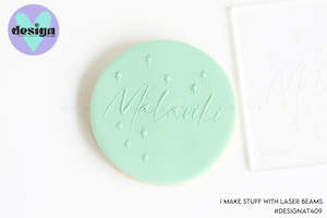 Matariki Stars Raised Acrylic Fondant Stamp