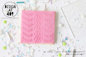 Christmas New Year Raised Acrylic Stamps: Bows Raised Acrylic Fondant Stamp