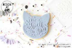 I Put A Spell On You Raised Acrylic Fondant Stamp