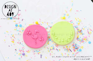 Flamingo Set Acrylic Stencil Stamps