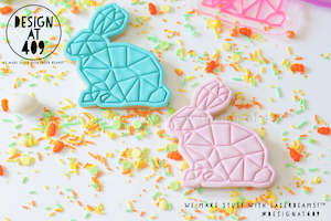 Geo Bunny Rabbit Stamp & Cutter