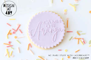 Ngā Mihi o te Aranga Raised Acrylic Fondant Stamp