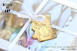 Celebration Cake Dots: Happy Easter / Floral Bunny / Ngā Mihi o te Aranga Gift Tags