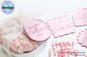 Happy Mother's Day + Hari Rā Māmā Celebration Cake Dots