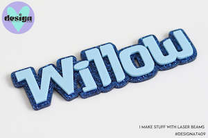 Mini: Stitch Themed Layered Cake Name