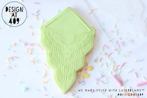 Mothers Day Stamps With Cutters: Macrame Raised Stamp & Cutter