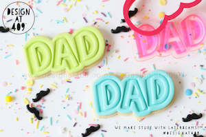 Mothers Day Stamps With Cutters: Dad Stamp & Cutter