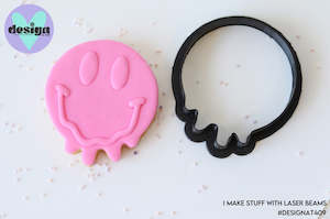 Cookie Cutters: Melting Face Shape Cookie Cutter