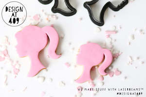 Cookie Cutters: Doll Head Shaped Cookie Cutter (2 sizes)